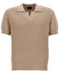 Brioni - Knitted Shirt Polo - Lyst