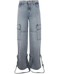 7 For All Mankind - Chiara Biasi X 7fam The Belted Cargo Arctic Clothing - Lyst