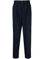 Michael Kors - Flannel Belted Trousers Clothing - Lyst
