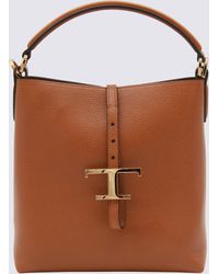 Tod's - Leather Top Handle Bag - Lyst