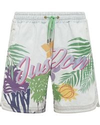 Just Don - Bermuda Shorts With Print - Lyst