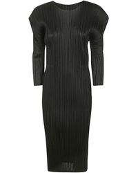Pleats Please Issey Miyake - Monthly Colors Febraury Long Dress - Lyst