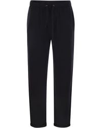 Majestic Filatures - Trousers With Drawstring Waist - Lyst
