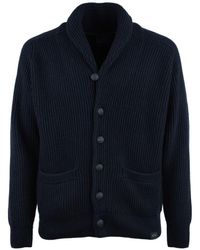 Paul & Shark - Wool Cardigan - Lyst