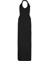 Saint Laurent - Knitted Long Dress - Lyst
