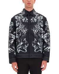 Versace Jeans Couture - Baroque Print Jacket - Lyst
