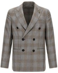 Pal Zileri - Double-breasted Blazer - Lyst