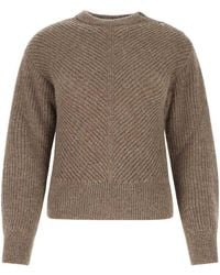 Bottega Veneta - Mud Alpaca Sweater - Lyst