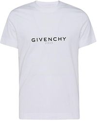 Givenchy - Reversible Logo-print Cotton-jersey T-shirt - Lyst