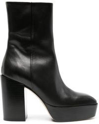 Aeyde - Berlin Soft Calf Leather Black Shoes - Lyst