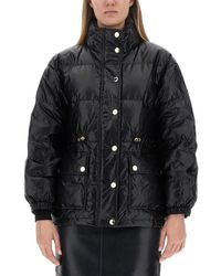 Michael Kors - Faux-leather Puffer Jacket - Lyst