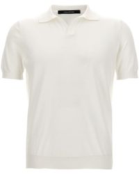 Tagliatore - Knitted Polo Shirt - Lyst