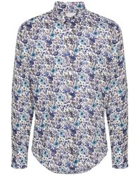 Paul Smith - Floral-print Organic Cotton Shirt - Lyst