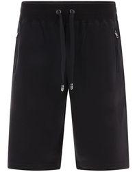 Dolce & Gabbana - Jersey Shorts With Logo Tag - Lyst