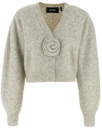 ROTATE BIRGER CHRISTENSEN - 'Knit Puffsleeve' Cardigan - Lyst