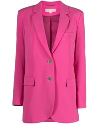 MICHAEL Michael Kors - Single-Breasted Blazer Jacket - Lyst