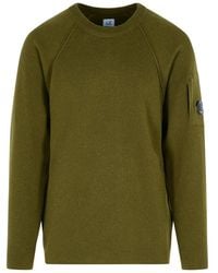C.P. Company - 'Grs' Wool Blend Sweatshirt - Lyst
