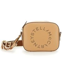 Stella McCartney - Crossbody Bag With Perforated Logo - Lyst