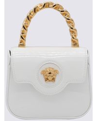 Versace - White La Medusa Mini Top Handle Bag - Lyst