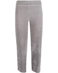 Avenue Montaigne - Corduroy Cropped Trousers - Lyst