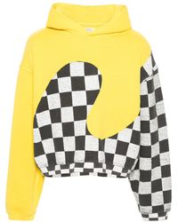 ERL - Checked Swirl Hoodie - Lyst