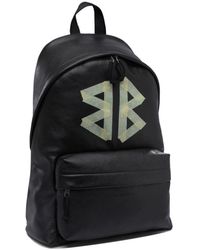 バッグ Balenciaga Canvas Drawstring Backpack Balenciaga - Explorer Canvas Drawstring Backpack - Black