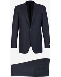 Canali - Plain Wool Suit - Lyst