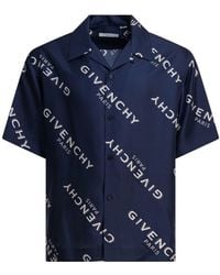 Givenchy - Silk Bowling Shirt - Lyst