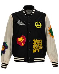 Barrow - Embroidery Bomber Jacket And Patches - Lyst