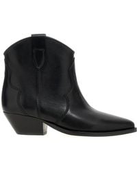 Isabel Marant - Dewina Leather Bootie - Lyst