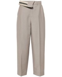 Fendi - Mohair Pants Asymmetrical Waist - Lyst