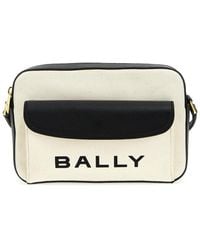Bally - Bar Daniel Crossbody Bags White/black - Lyst