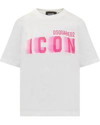 DSquared² - Icon Collection T-Shirt Icon Blur Easy - Lyst