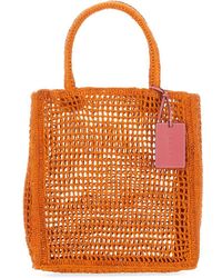 Manebí - Manebí Raffia Net Bag - Lyst