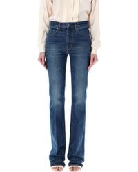 Tom Ford - Stone Washed Denim Flared Jeans - Lyst