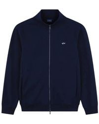 Paul & Shark - Full-Zip Cotton Blend Sweatshirt - Lyst