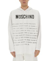 Moschino - Archive Message" Hoodie - Lyst