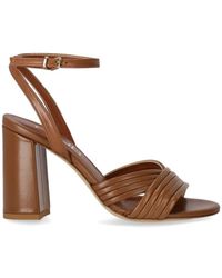 NCUB - Light Brown Heeled Sandal - Lyst