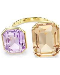 Swarovski - Millenia Octagon Cut Open Ring, Size 52 - Lyst