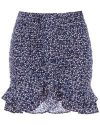 Isabel Marant - Milendi Silk Mini Skirt - Lyst