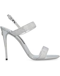 Dolce & Gabbana - Kim Dolce&gabbana - Keira Metallic Leather Sandals - Lyst