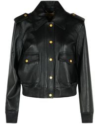 MICHAEL Michael Kors - Leather Jacket - Lyst