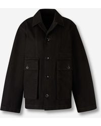 Lemaire - Boxy Denim Jacket - Lyst
