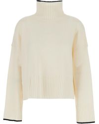 Pinko - Turtleneck Sweater With Back Logo - Lyst