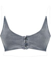 Y. Project - Invisible Strap Cotton Bra Top - Lyst