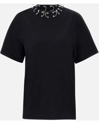 ROTATE BIRGER CHRISTENSEN - Oversize Ring Cotton T-Shirt - Lyst