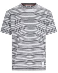 Thom Browne - Polo Striped T-shirt - Lyst