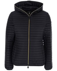 Save The Duck - 'Alexa' Down Jacket With Hood And Quilted Design - Lyst