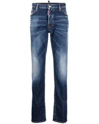 DSquared² - Cool Guy Distressed Skinny Jeans - Lyst