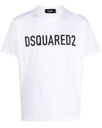 DSquared² - Printed Logo T-shirt - Lyst